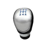 Perilla cambio Perilla De Cambio De Marchas Manual Para Coche Para Fiesta Mk7 Mk2 FL Mk3 2008-2013, 5/6 Velocidades, Accesorios Palanca Cambios(5-Speed Blue)