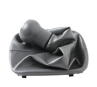 Perilla Cambio Pomo De Palanca De Cambios De Cuero Sintético para A6 C5 A4 B5 para A8 D2 1998-2001 Funda Protectora para Maletero, Accesorios para Coche. Palanca Velocidad(6 Speed Gray)