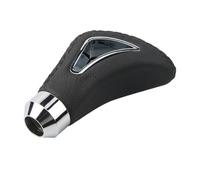 Perilla cambio Universal PU Leather Gear Shift Knob Red Line Black Line Manual Car Gear Stick Head Shift Replacement Knob Modified Shift Head Palanca Velocidad(Black line)