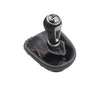 Perilla Cambios Para Seat Para Leon 2005-2012 Perilla De Cambio De Marchas MT De 5/6 Velocidades Con Cubierta A Prueba De Polvo Pomos Palanca Cambios(5 Speed)