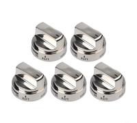 Perilla Cocina Gas AEZ73453509 Repuesto Estufa para acero Inoxidable Mando Control Horno Vitrocerámica 5.9cm(5PCS)