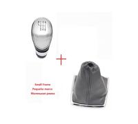 (Perilla de 6 velocidades en el portón trasero) Selector de cambios negro plateado 5 velocidades Manual de 6 velocidades