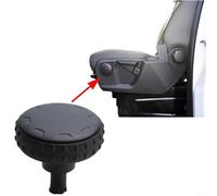 Perilla de ajuste de altura del asiento para 2012 en adelante, volante de rueda de rodillo del asiento del conductor, interruptor de control manual de nivel del asiento, pieza de repuesto de plástico