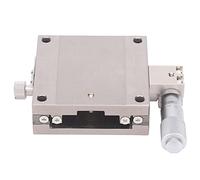 Perilla de ajuste fino de etapa lineal del eje X, mesa deslizante de plataforma manual, acero inoxidable XLBS60