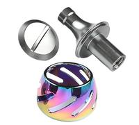 Perilla de alimentación del carrete de , pomo de la manija del carrete de - Empuñaduras ergonómicas para carrete de , diseño cable, aleación de aluminio, modificados para Mul