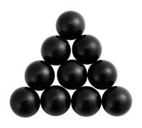 Perilla de bola redonda de baquelita 10 piezas Máquina de tractor de torno universal Perilla de bola de plástico Mango negro/rojo(AM6*20-Negro)