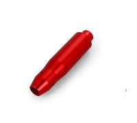 Perilla De Cambio De Marchas Automática De Aluminio Para Transmisión Automática Con Botón De Liberación Al Presionar Hacia Abajo Cambios Velocidad Stick(Red)