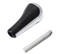 Perilla De Cambio De Marchas Automática para Peugeot 206, 207, 208, 301, 307, 308, 407, 408, 607, 3008, 5008, para RCZ, Repuesto para Coche Autopartes(Chrome and Adapter)