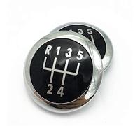 Perilla de cambio de marchas de 5/6 velocidades, tapa con emblema, palanca, palanca, mango de bolígrafo apto para Volkswagen VW Passat B6 2005-2011, accesorios de estilo de coche-5_Speed