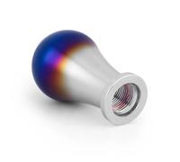 Perilla de cambio de marchas del coche Pomo de cambio de marchas universal Blueing Racing de 80 mm, cabezal de cambio de aluminio, cabezal de cambio de 8 mm, 10 mm o 12 mm, palanca de cambios