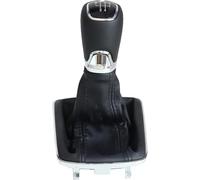Perilla de cambio de marchas Pomo de palanca cambios para Skoda para Fabia III 6V 2015-2017, funda protectora para maletero