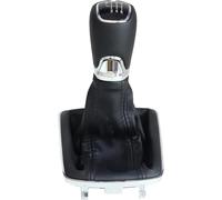Perilla de cambio de marchas Pomo de palanca cambios para Skoda para Fabia III 6V 2015-2017, funda protectora para maletero(2)