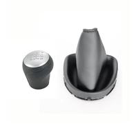 Perilla de cambio de recorrido corto Pomo de palanca cambios 6 velocidades MT, funda cuero sintético para Nissan QASHQAI I J10 X-trail 2006-2013 reemplazar(Boot with knob)