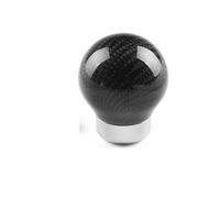 Perilla De Cambio Marchas Fibra Carbono Auténtica Universal Para Carreras Palanca Cambios Manual Con Mango Redondo En Forma Bola Coche Palanca Velocidad(No logo Ball shape 2)