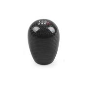 Perilla De Cambio Marchas Fibra Carbono Auténtica Universal Para Carreras Palanca Cambios Manual Con Mango Redondo En Forma Bola Palanca Velocidad Coche(6speed black)