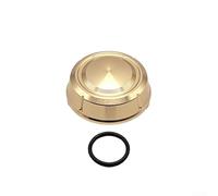 Perilla de carrete de metal CNC aluminio anti-agua de mar para Ultegra para NEXAVE para STELLA 5000-8000 Series Piezas de reparación de aparejos de pesca (oro claro)