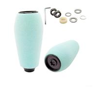 Perilla de carrete de pesca EVA con piezas de metal para DRT MK1 para Daiwa para espátula para metanio para Curado para Aldebarán para Antares (2 juegos negros)