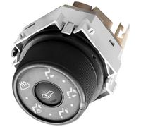 Perilla De Control Clima Del Vehículo Interruptores Modo Clima Automotriz Modo Soplador ABS Fuerte Adecuado Para Automóviles Aire Acondicionado Metal ABS Para Automóviles