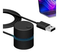 Perilla De Control De Volumen - Botón De Ajuste De Audio USB | De Cable Extendido, Dispositivo De Control De Volumen Preciso Para Uso En Computadora De Escritorio, Accesorio De Audio Para Sala De