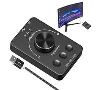 Perilla de control de volumen de PC, Controlador de volumen de PC,Perilla de control multimedia USB | Controlador de sonido de computadora de procesamiento de esquinas refinado para el hogar, la escue