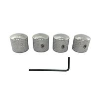Perilla de control de volumen de tono de cúpula de metal 2023 4X para piezas de bajo de guitarra eléctrica