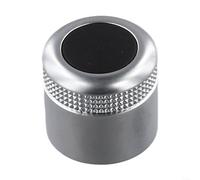 Perilla de control de volumen plateada para A6 C6 para Avant S6 Rs6 A8 para Q7 Mmi Radio 4f0919070 Interruptor interior de plástico Pieza de repuesto Diseño fácil de instalar Funcionamiento suave