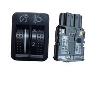Perilla de Control del Espejo Lateral del Interruptor de control de faros, perilla de luz antiniebla/apto for VW Bora Golf jetta MK4 4 IV 1J0-941-333A / 1J0-941-333B 1998-2004(1J0941333A)