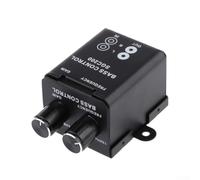Perilla de control remoto de volumen de graves, para nivel RCA para subwoofer con ecualizador de frecuencia para instalación en salpicadero y audio del coche