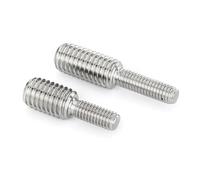 Perilla de estrella, 2/5 piezas M4 M5 Tornillo conversión Rosca métrica acero inoxidable Convertidor doble extremo Perno reductor for adaptador cámara(5PCS,M3x15-M5x15)(2pcs,M3x6 M5x6)