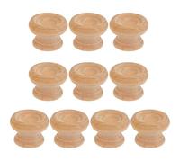 Perilla de Gabinete de Madera Khaki, Paquete de 10, Diseño Único