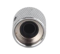 Perilla de guitarra eléctrica, 1 pieza llave hexagonal botón de control de velocidad de guitarra, para amantes de los instrumentos guitarra (color plateado)