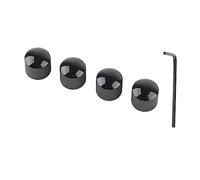 Perilla de guitarra eléctrica, 1 pieza llave hexagonal botón de control de velocidad de guitarra, para amantes de los instrumentos guitarra (Negro)