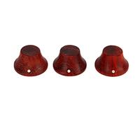 Perilla de guitarra eléctrica de 3 piezas Perilla de control de volumen de madera Reemplazo de punto de indicación preciso para guitarristas eléctricos Conjunto de material de (Rosewood Handle)