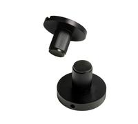 Perilla de latón BK cerradura de puerta corredera alambre de cobre(T340B-248K-SB)