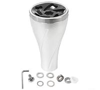 Perilla de mango de carrete de pesca de 36 mm de aluminio para Daiwa para Stella para Stradic - Diseño ergonómico antideslizante para agua salada, lubina, lubina, trucha, lucio, perca (gris plateado)