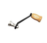 Perilla de mango de carrete de pesca de repuesto de fibra de carbono para FOREXLSTLT FUEGO EXCELER CALDIA PROREX SALAMANDURA brazo basculante de aluminio 70 mm 55 mm placa distancia entre ejes doble