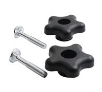 Perilla de mango y tornillo para cortacésped Toro 106-4161 92-2260, sustituye a 112-8876 17-9421 de plástico negro de metales