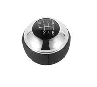 Perilla De Palanca De Cambios Manual Para Coche De 5/6 Velocidades Manija De Bola Para Mini R50 2000-2006 Para Cabrio R52 R53 Para Cooper 2002-2008 Mejora Interior(Black,6-speed)