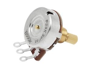 Perilla de potenciómetro de guitarra de 24 dientes de eje de 500K, control preciso de volumen y tono para macetas de bajo eléctrico eje