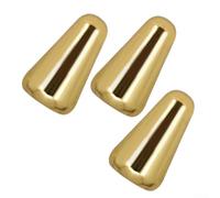 Perilla de punta de interruptor de guitarra eléctrica hecha de cobre para Lp y para guitarras estilo Epi con rosca interna de 4 mm o 3,5 mm para reemplazo del selector de pastilla en plata, negro