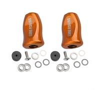 Perilla de repuesto para DAIWA para SLP WORKS para TATULA para ZILLION para carretes de cebo giratorio FUEGO ABS 15 mm parte superior 11,7 mm base (2 piezas doradas)