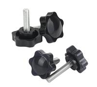 Perilla de tornillo de sujeción con rosca de cabeza M4, M5, M6 y M8 for equipos industriales, 5/10 unidades para maquinaria,equipo Industrial Equipment(5pcs,1-1/8")