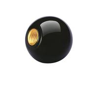 Perilla de tuercas de sujeción de cabeza en forma de bola, M4, M5, M6, M8, M10, M12, M14, M16, plástico negro o rojo, 1 ud.(Black,M14x40mm)