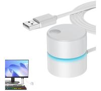 Perilla de volumen USB: 3,5 x 3,5 x 3,8 cm, botón de ajuste, cable extendido, ?e audio universal, interruptor ?e sonidos USB | Diales d?e control d?e audios para PC, computadora, escritorio, ofic