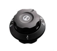 Perilla e interruptor controlador de temperatura para hornos y freidoras, pieza de repuesto fácil de usar para una gestión precisa de la temperatura de cocción (60-200°)