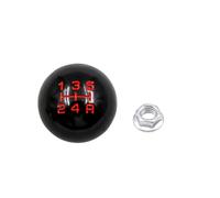 Perilla Engranaje Para Civic Para Fit Para City FD2 FN2 EP3 5/6 Velocidad M10*1.5 Perilla Cambio Marchas Cabezal Cambio Con Forma Bola Para Automóvil Pomo Cambios Marcha(5 Speed Black)