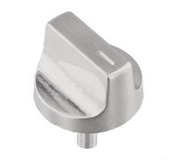 Perilla Horno Gas Metal Plateado 8cm Compatible W11366438 | Metal desgaste, 8cm diámetro, control temperatura, para fácil , estufa gas
