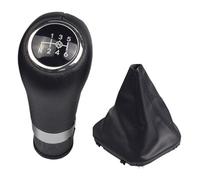 Perilla Palanca Cambios Para Benz CE GLK W202 W203 W204 6 Velocidades C63 C300 C250 Cubierta Cuero Para Palanca Cambios Manual(Black-6-do-14.5)