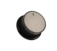 Perilla Retráctil 38mm para Horno y Cocina - Mando de Control Negro con Mecanismo de Giro para preciso para Electrodomésticos(No LED)