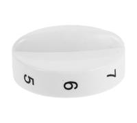 Perilla termostato de repuesto para frigorífico ABS blanco orificio 6 MM | Para mini nevera y congelador, control de temperatura universal, uso en cocina u oficina, ajuste estable y duradero